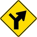 Controlled Y-junction on left