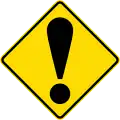 Attention: Other Dangers! (never used alone, a supplementary plate will explain the danger)