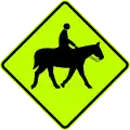 Watch for horseriders