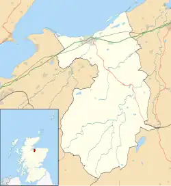 Culcharry is located in Nairn