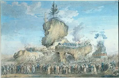 Set for the Festival of the Supreme Being (1794)