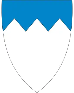 Coat of arms of Naustdal Municipality (1987-2019)