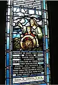 David H. Gibson Memorial Stained Glass Window, Currie Hall, Currie Building, Royal Military College of Canada