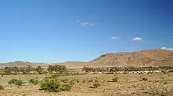 Part of the town of Nelspoort in the Karoo