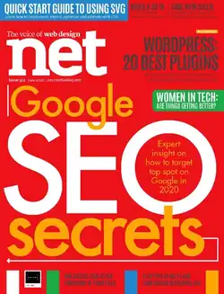 cover of .net magazine in red colour