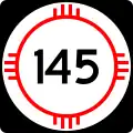 State Road 145 marker