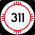 State Road 311 marker