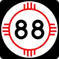 State Road 88 marker