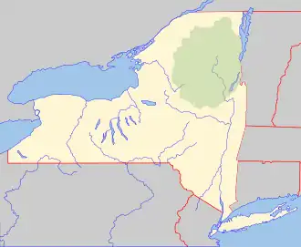 Little Delaware River is located in New York Adirondack Park