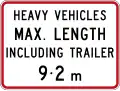 Maximum Length for Heavy Vehicles