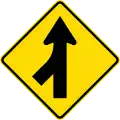 Merging traffic from left