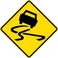 Slippery road