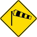 Danger of powerful wind gusts