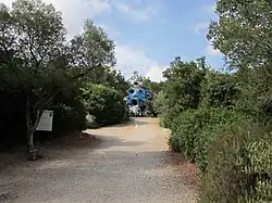 View into entrance