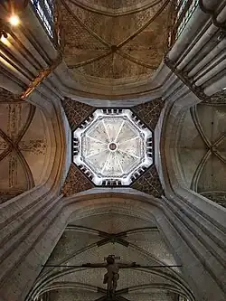 The octagonal central tower