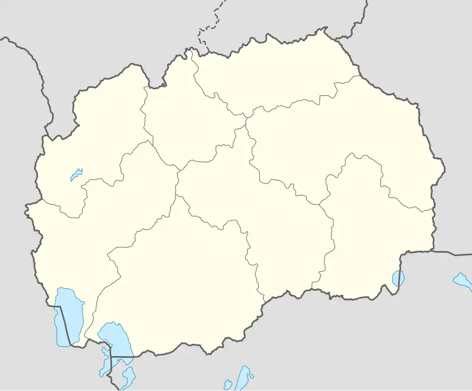 Matka is located in North Macedonia