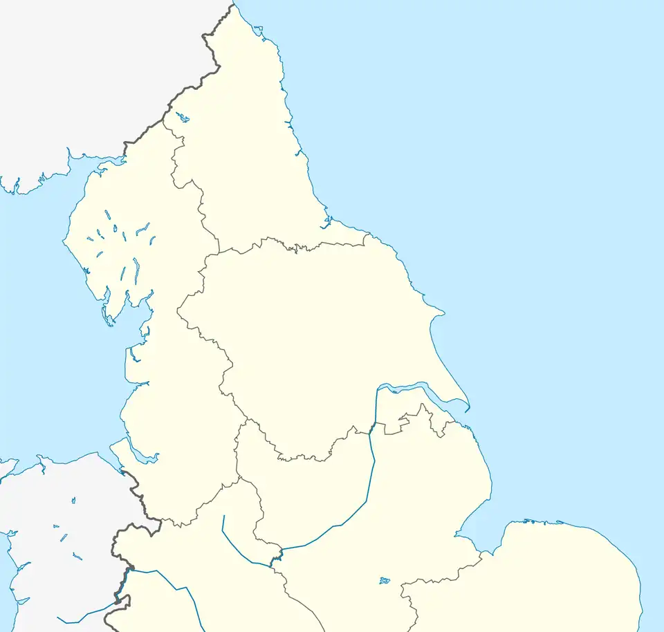 2019–20 Northern Premier League is located in Northern England