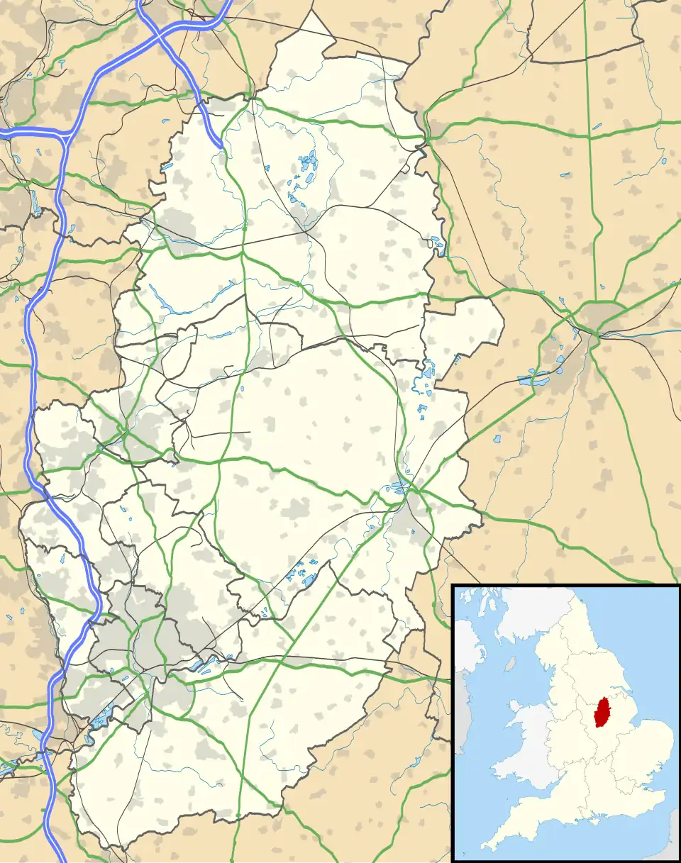 Carlton is located in Nottinghamshire