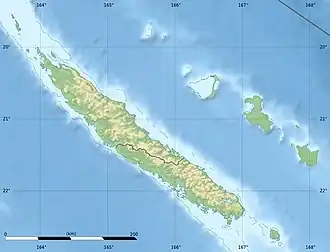 Yaté Dam is located in New Caledonia