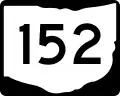 State Route 152 marker