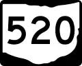 State Route 520 marker