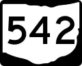 State Route 542 marker