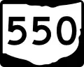 State Route 550 marker