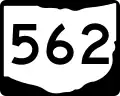 State Route 562 marker