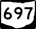 State Route 697 marker