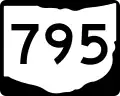 State Route 795 marker