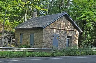 Old Monroe School House, listed on the National Register of Historic Places