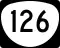 Oregon Route 126 marker