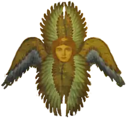 Seraphim by Octavian Smigelschi, Holy Trinity Cathedral, Blaj (1903)