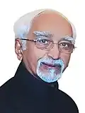 Official portrait of Shri Mohammed Hamid Ansari, The Vice President of India, 2014.jpg