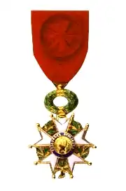 Fifth Republic officer class, decorated with a rosette