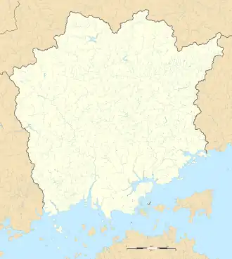 Ōhara Station is located in Okayama Prefecture