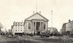 Old City Hall, pictured in 1886, two years before its demolition