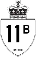 Highway 11B marker