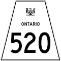 Highway 520 marker