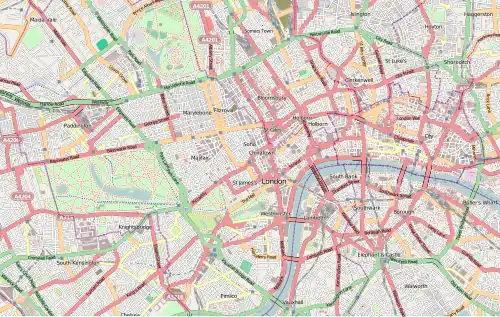 St Pancras is located in Central London