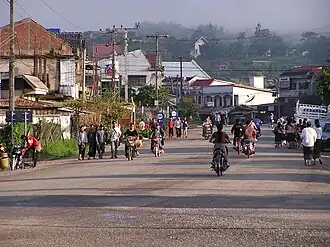 Laos Route N13 at Muang Xay