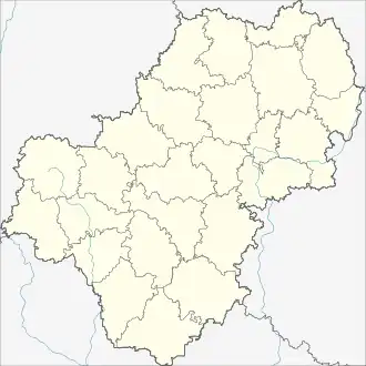 Dugna is located in Kaluga Oblast