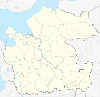Malaya Nisogora is located in Arkhangelsk Oblast