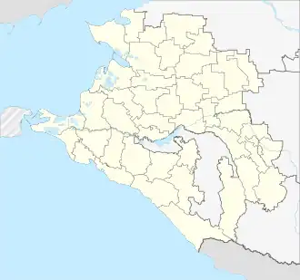 Kalnibolotskaya is located in Krasnodar Krai