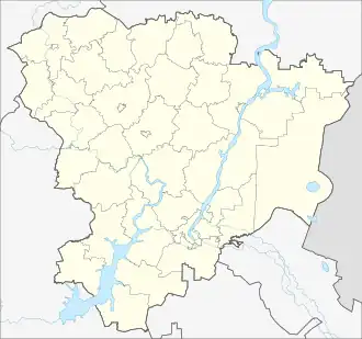Solonka is located in Volgograd Oblast