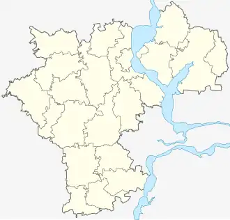 Map showing the location of The Forest belt of Genko