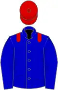 Blue, Red epaulettes and cap