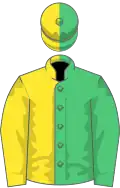 Green and yellow (halved)