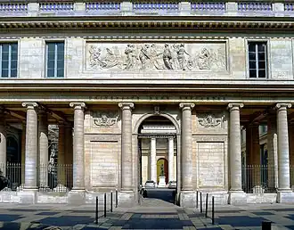 The building of the former École de Médecine, home to the faculty from 1808 to 1970. It is now the headquarters of Paris Cité University, and houses the university's library and museum.