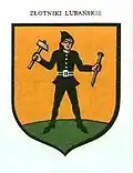 Coat of arms of Złotniki Lubańskie